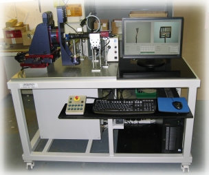 Target metrology workstation used in laser research facility